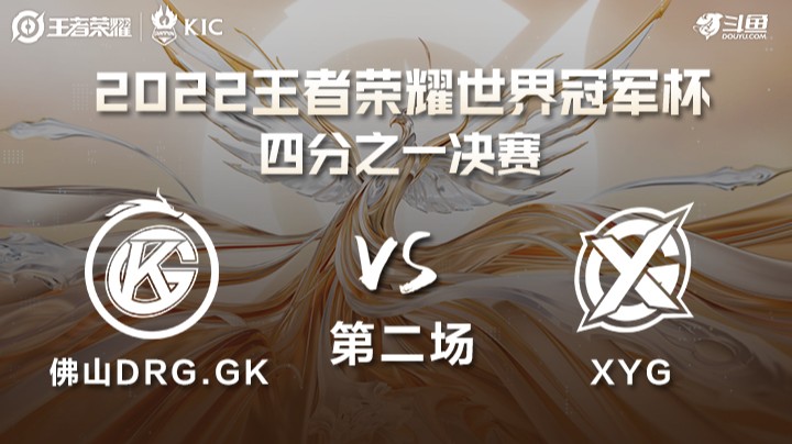 世界冠军杯1/4决赛 佛山DRG.GK VS XYG 第二场