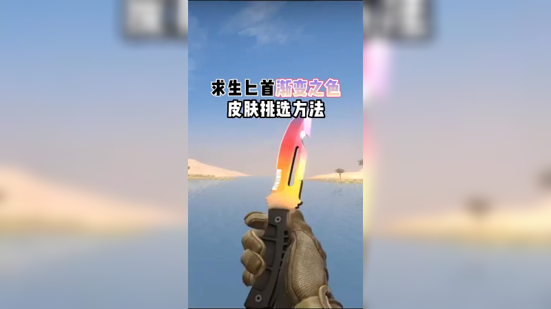 【小樱】求生匕首渐变之色皮肤挑选方法.
