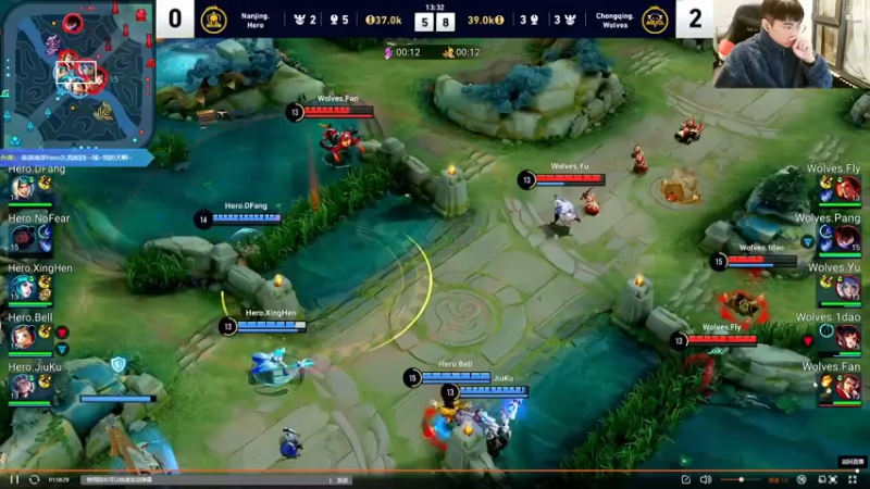 【2022-12-18 19点场】解说白乐：世冠淘汰赛 狼 vs Hero