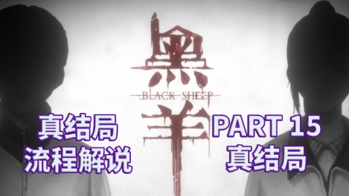 【黑羊】国产|恐怖游戏|全流程|攻略|实况解说 PART 15 真结局