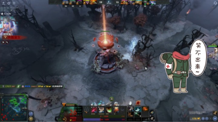 羊惨兮兮DOTA2三号位军团指挥官败北时刻