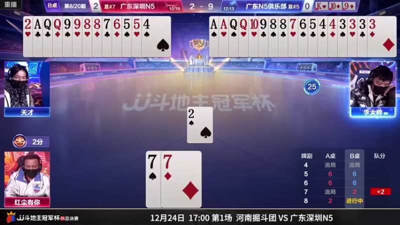 【2022-12-21 01点场】JJ斗地主官方：【预告】23日，8强赛开启！