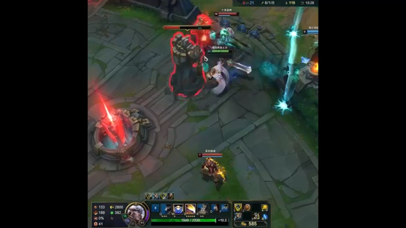 12.2中单送死流盖伦