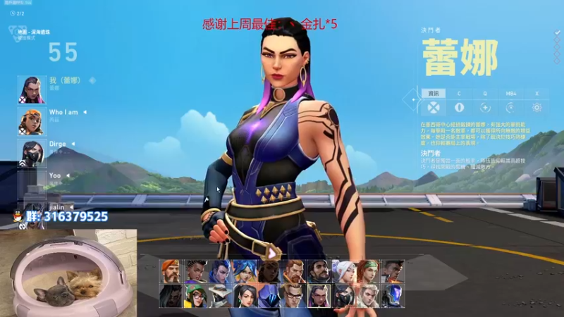 【2022-12-21 17点场】瓦罗兰特啊杰：【啊杰】：极致的瞄准才是王道