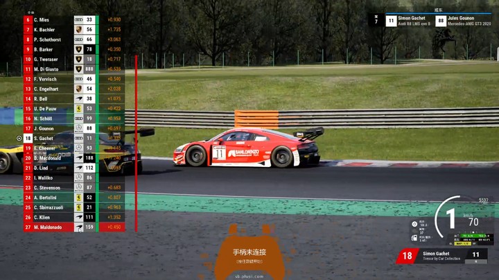 《神力科莎争锋》自定义2022GT世界挑战赛匈格罗宁站Race2集锦