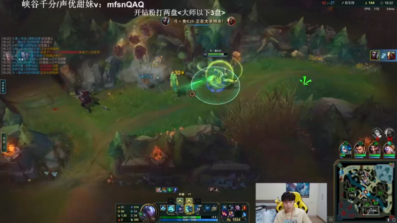 【2022-12-24 19点场】KZH盲僧：盲僧神！峡谷王者局备战新赛季
