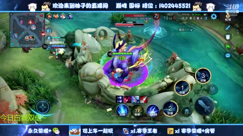 【2022-12-25 22点场】毕竟是柚子：微信40带粉上荣耀~