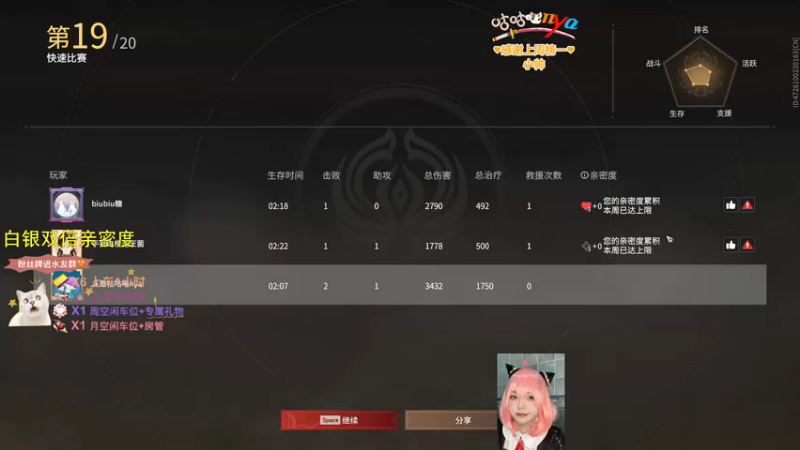 【2022-12-25 21点场】咕咕喵nya：✨白银双倍✨喵喵妙妙喵