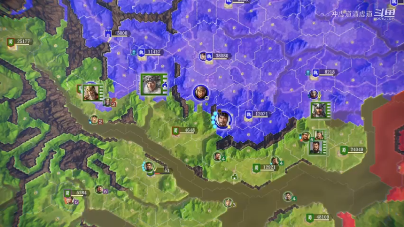 刘备，与对手对峙的既视感满满的