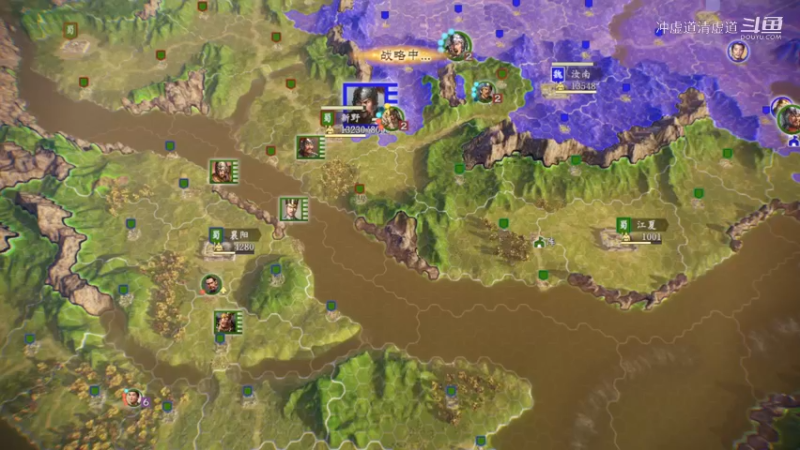 刘备，在新野战场我军的黄忠与夏侯霸加入