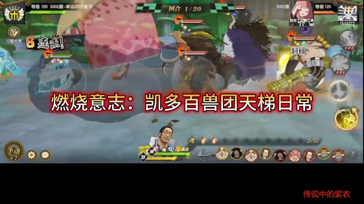 燃烧意志凯多百兽团天梯日常