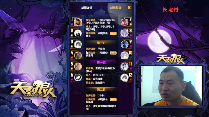 【狼人杀】老村长Ya狼队警上打造格局