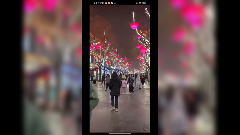 大唐不夜城的美景