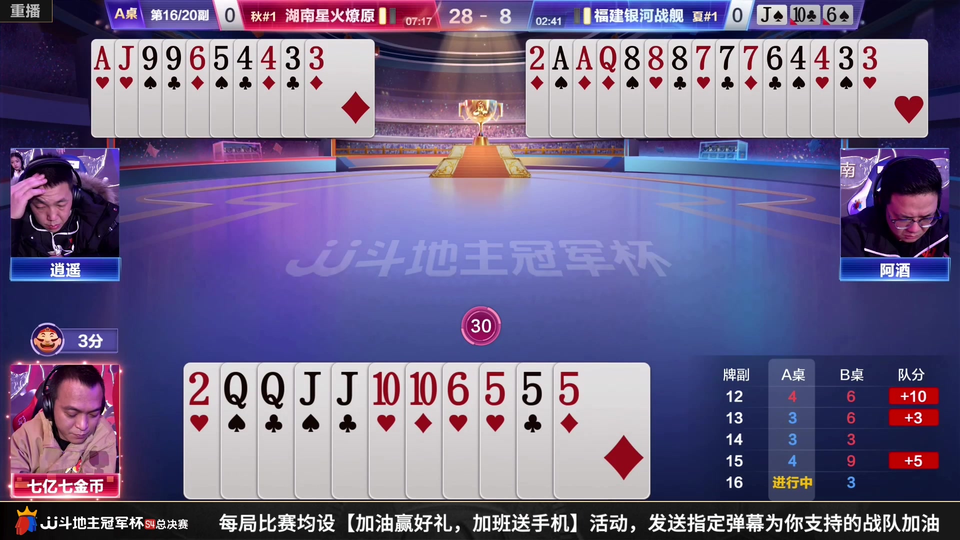 【2023-01-06 00点场】JJ斗地主官方：【预告】6日18点，决赛隆重打响