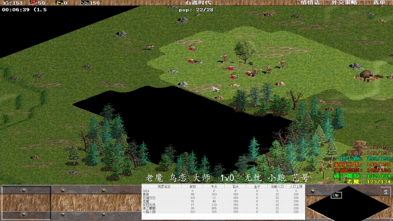 老魔 鸟恋 大师  1v3  无忧 小跑 艺哥