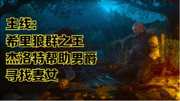 【瞳宝】【巫师狂猎次时代版】第十四期：希里狼群之王，杰洛特帮男爵寻找妻女~全收集全任务流程~