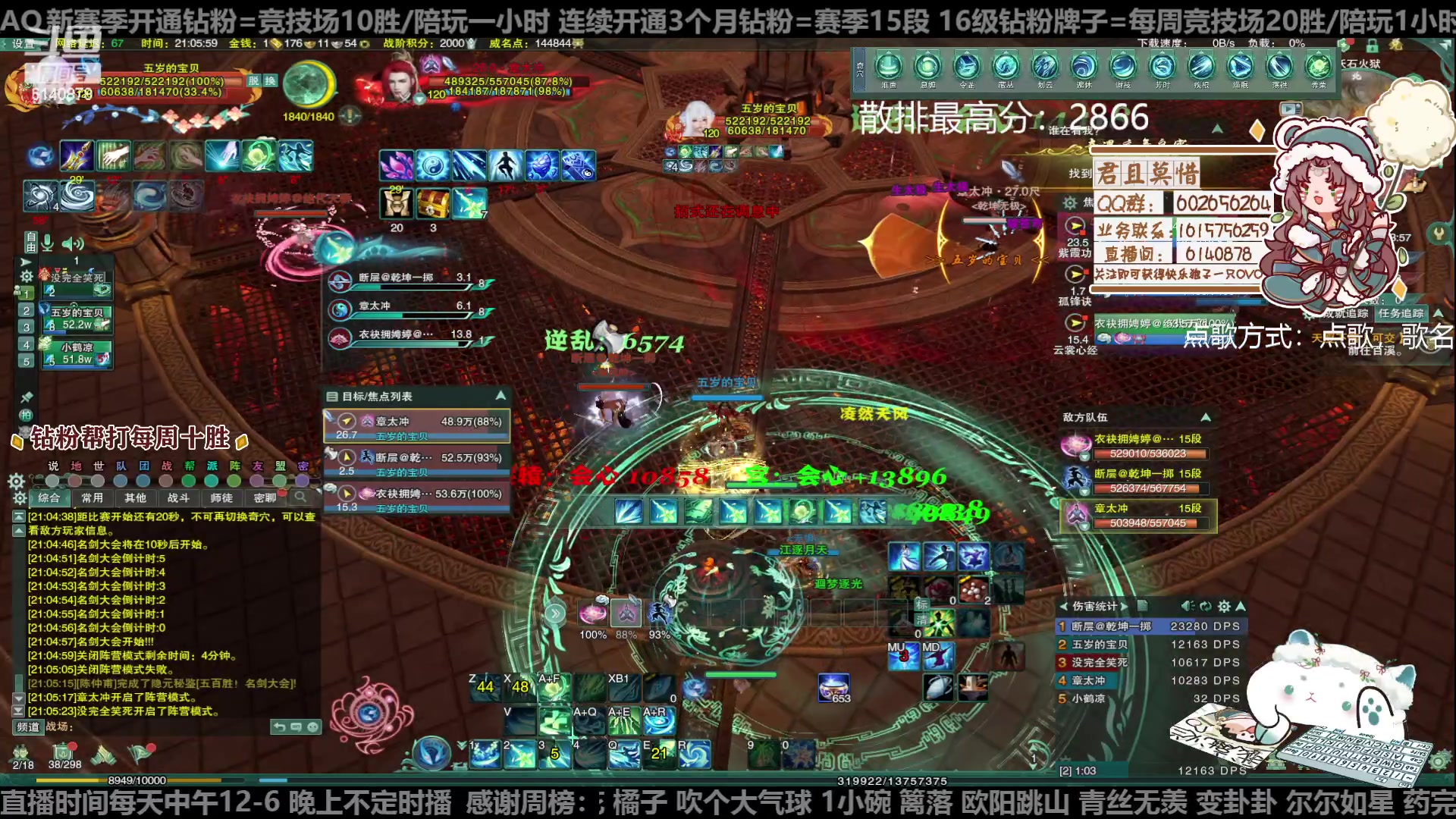 【2023-01-01 20点场】君且莫惜一：【开人流无方】新年第一天