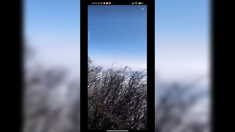 在四川峨眉山看云海，好漂亮