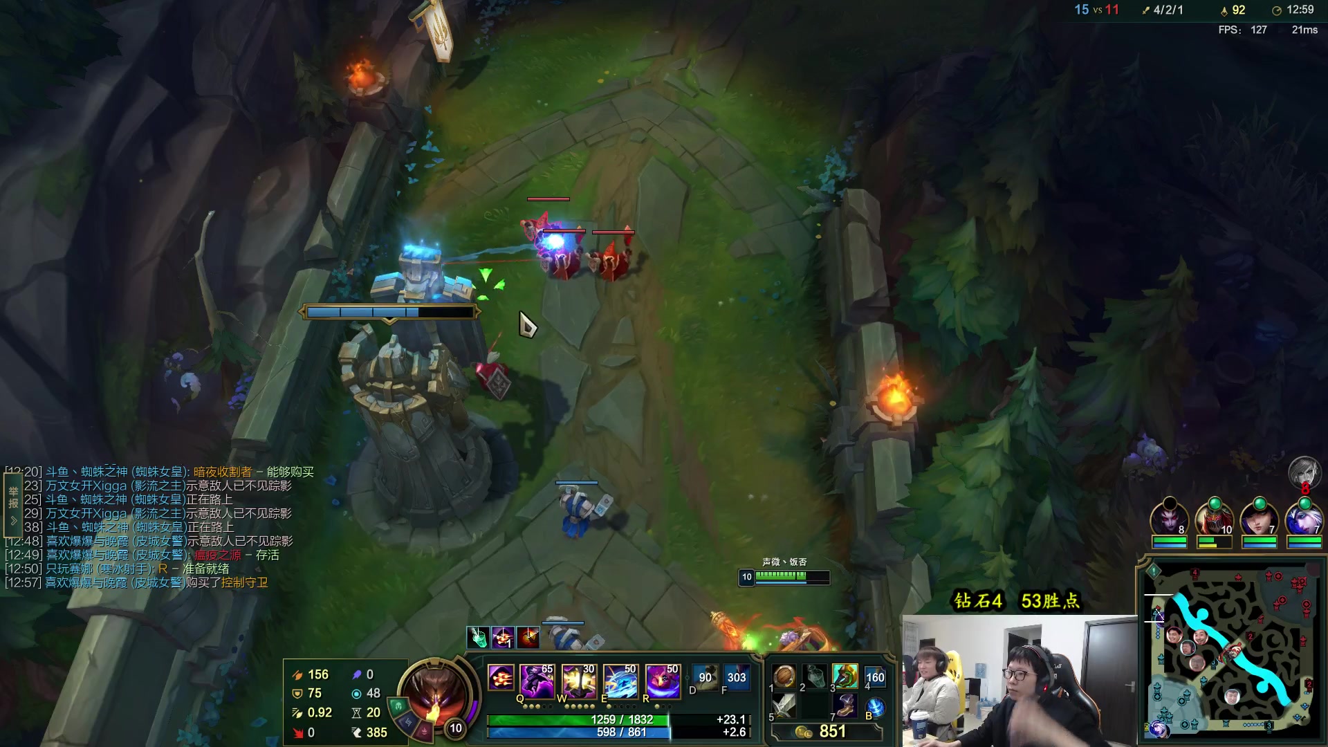 【2023-01-13 14点场】余小C真的很强：余小C：峡谷之巅冲王者！