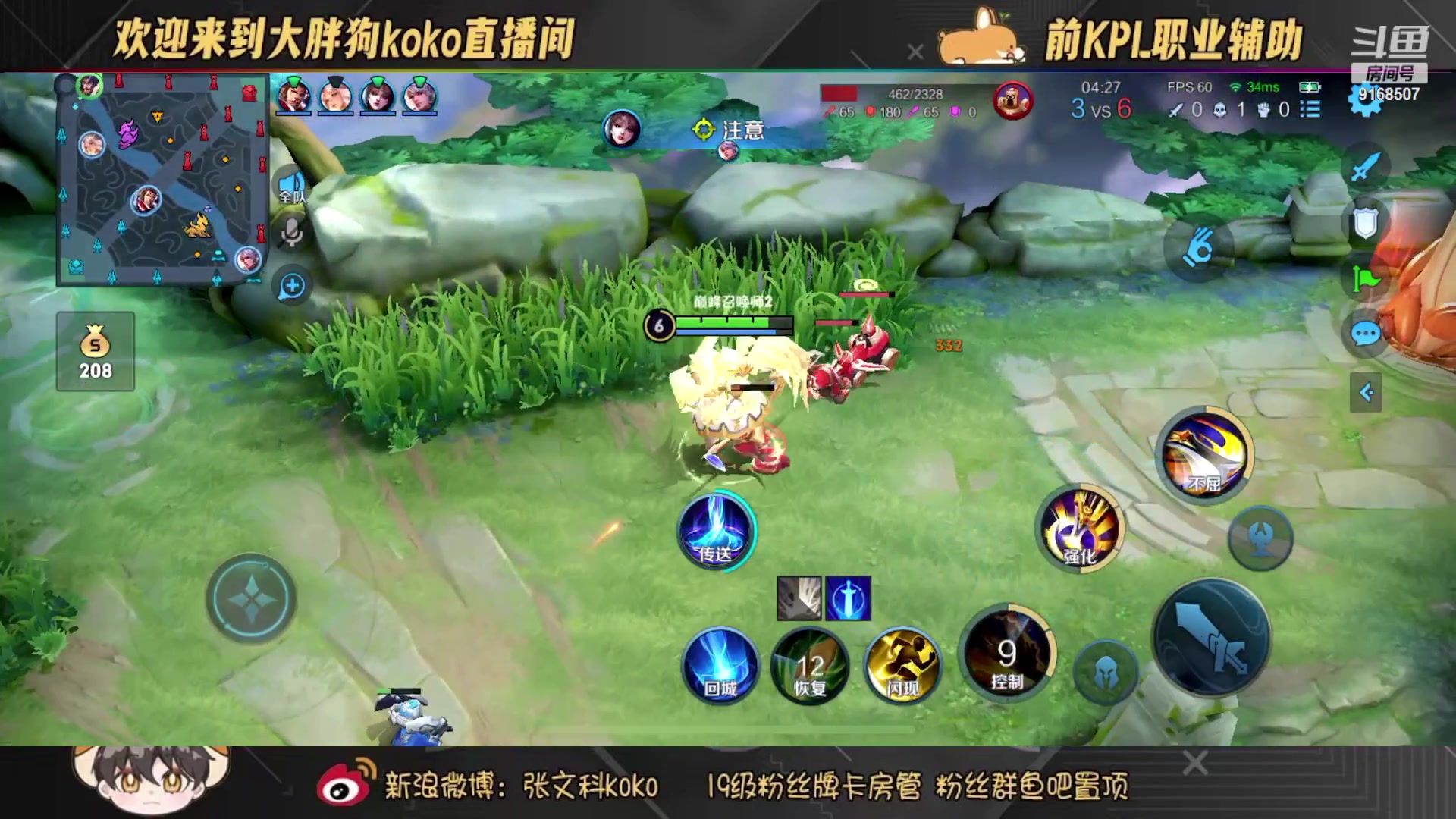 【2023-01-13 18点场】大胖狗koko：专精项羽边路 版本最强