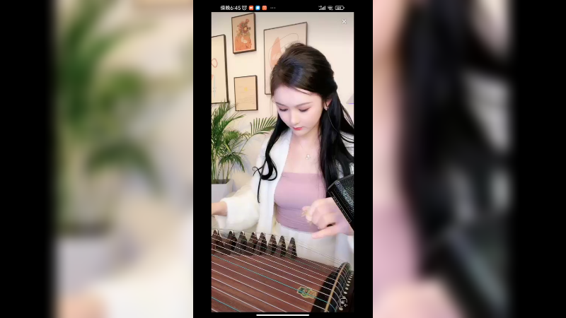 古筝美女真好看