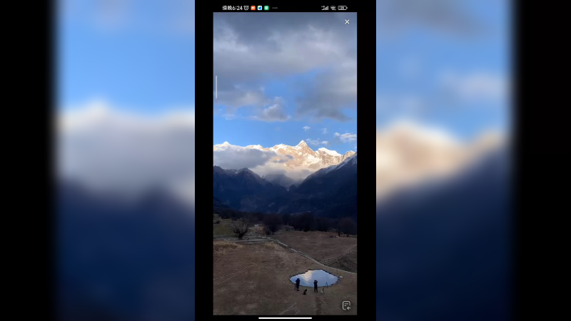 在西藏看日照金山啊