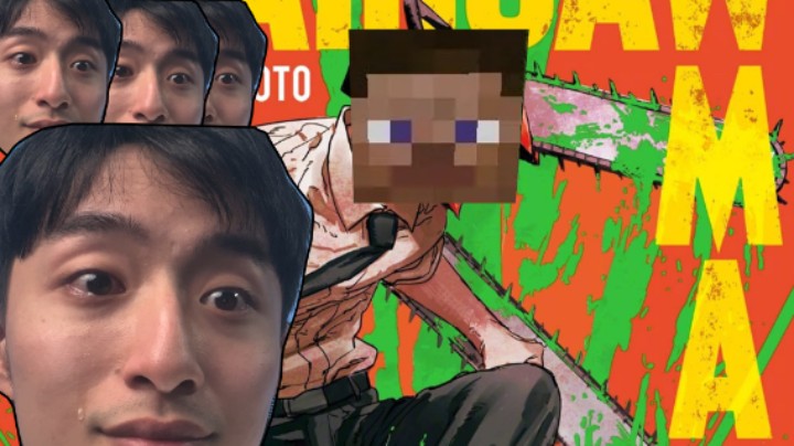 变身从中间裂开？我的世界但是电锯人！