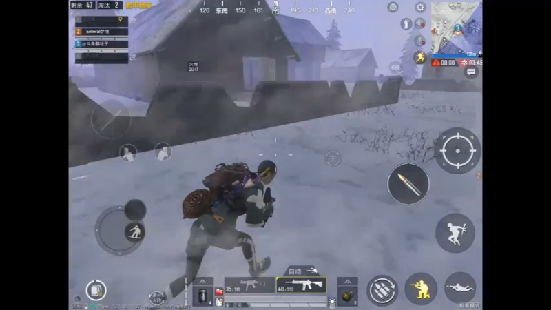 暴风雪偷袭躲着生火的