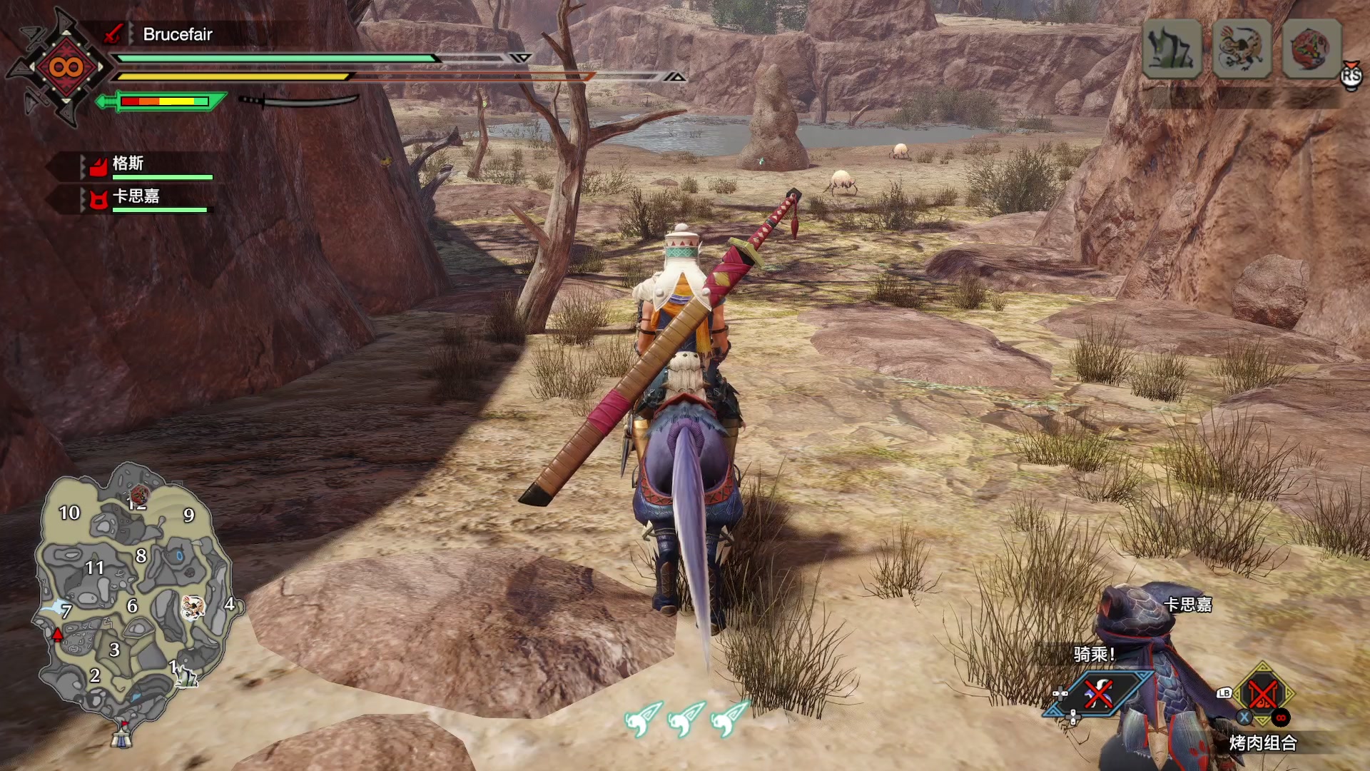 【2023-01-21 17点场】布鲁斯菲尔：怪猎崛起简单砍砍