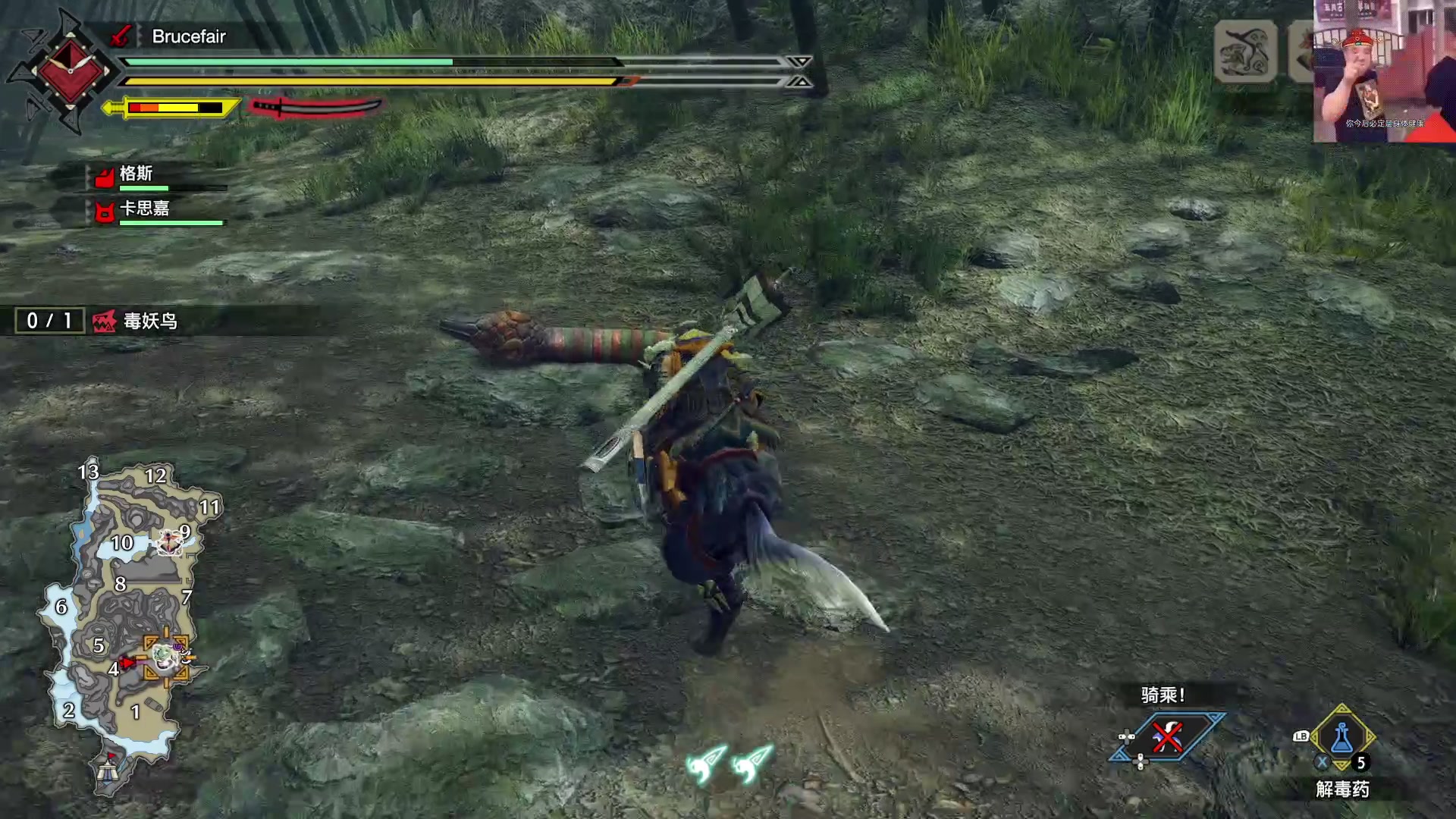 【2023-01-22 17点场】布鲁斯菲尔：怪猎崛起简单砍砍