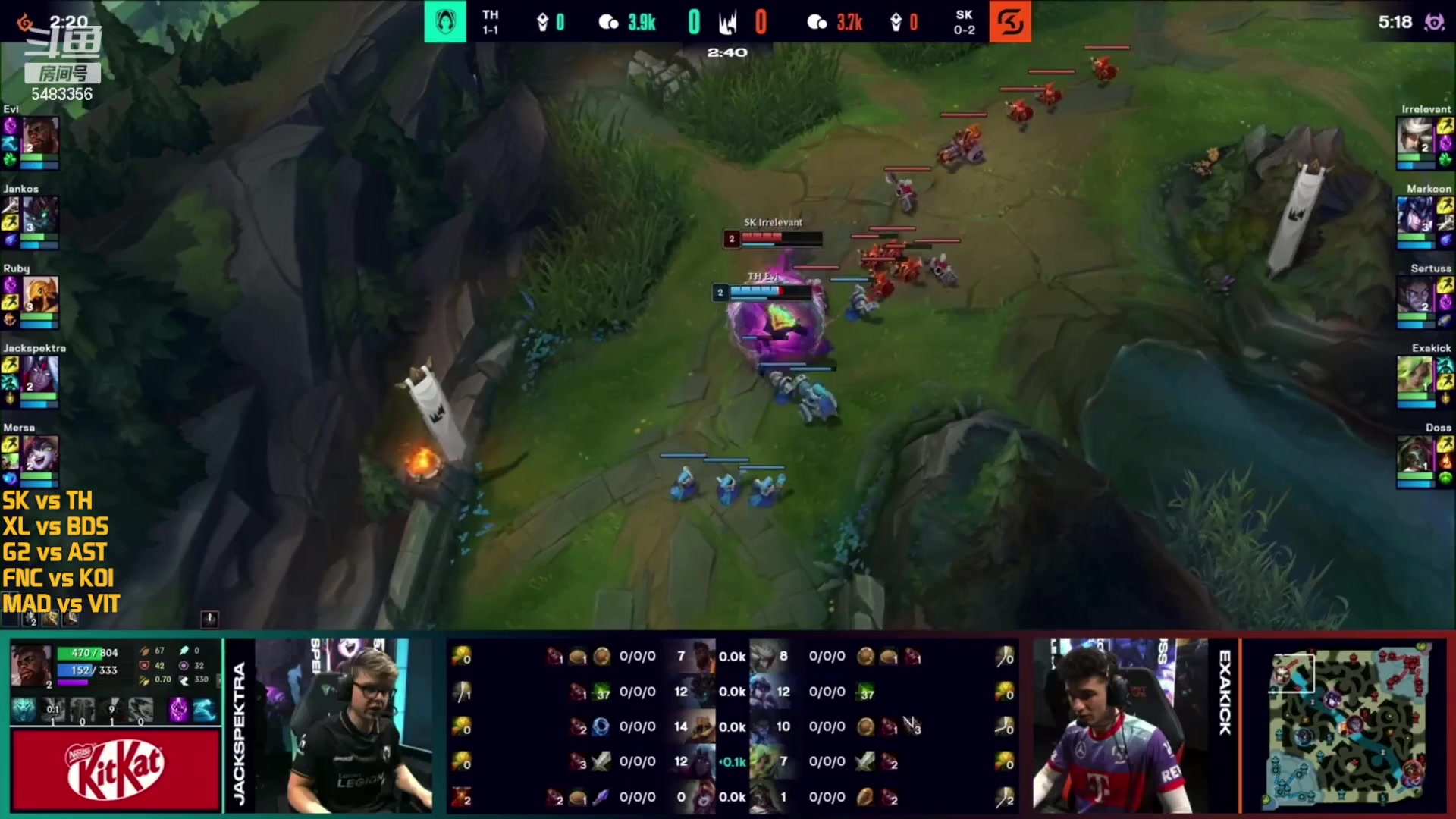 【2023-01-24 00点场】解说雨童：解说雨童：欧洲LEC冬季赛W1D3