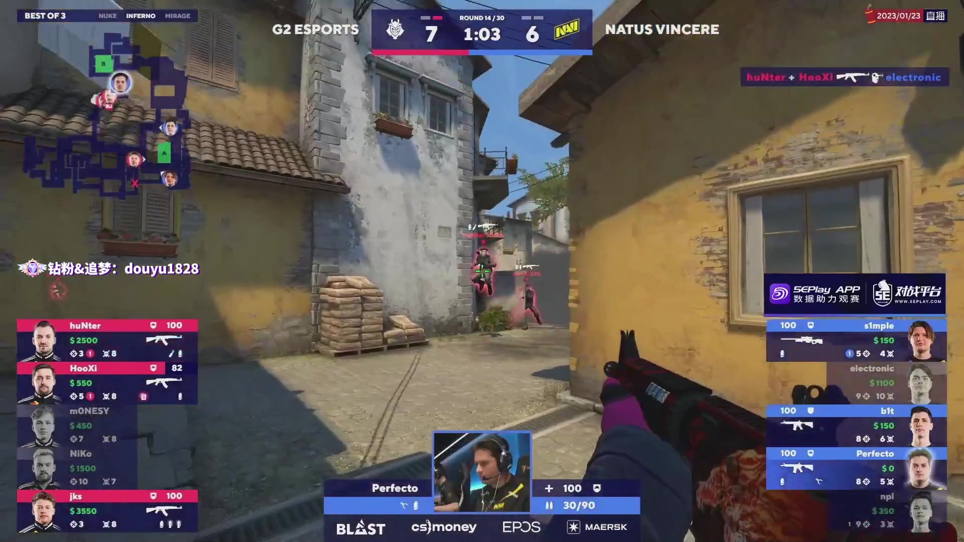 【2023-01-23 23点场】CSGO百岁三：钻石双倍 兔年快乐 BIG vs NIP