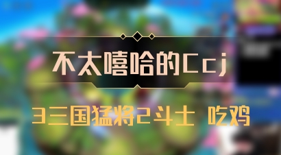 【不太嘻哈的Ccj】3三国猛将2斗士 吃鸡