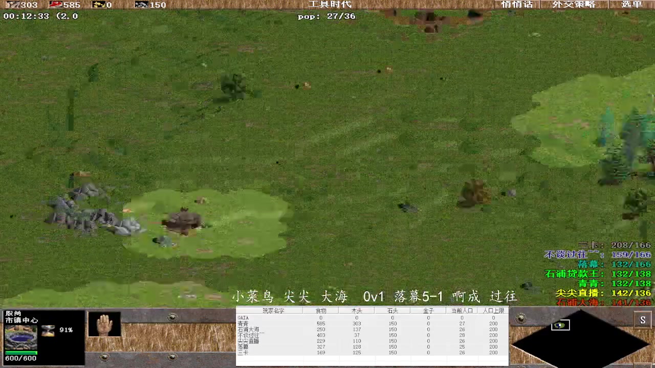 小菜鸟 尖尖 大海  3v2 落幕5-1 啊成 过往