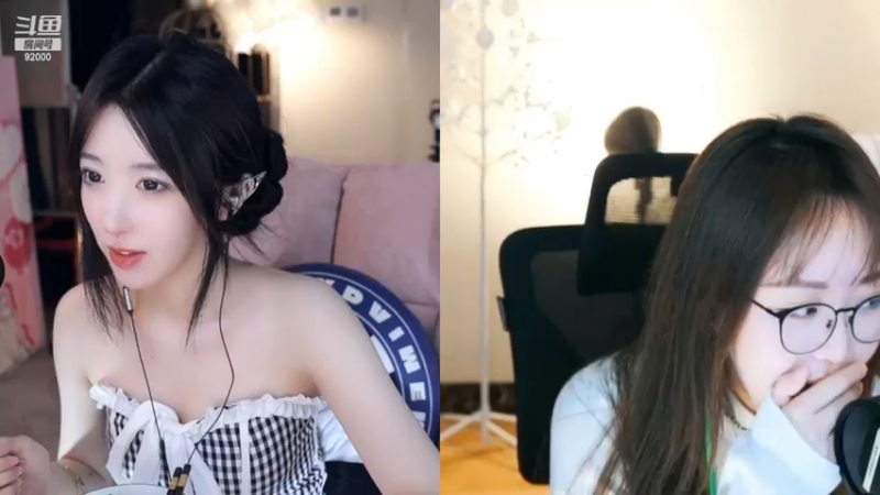 呆妹儿小霸王和紫琪连麦真搞笑