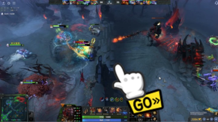 美滋滋dota2中单火枪狙击手躺赢时刻