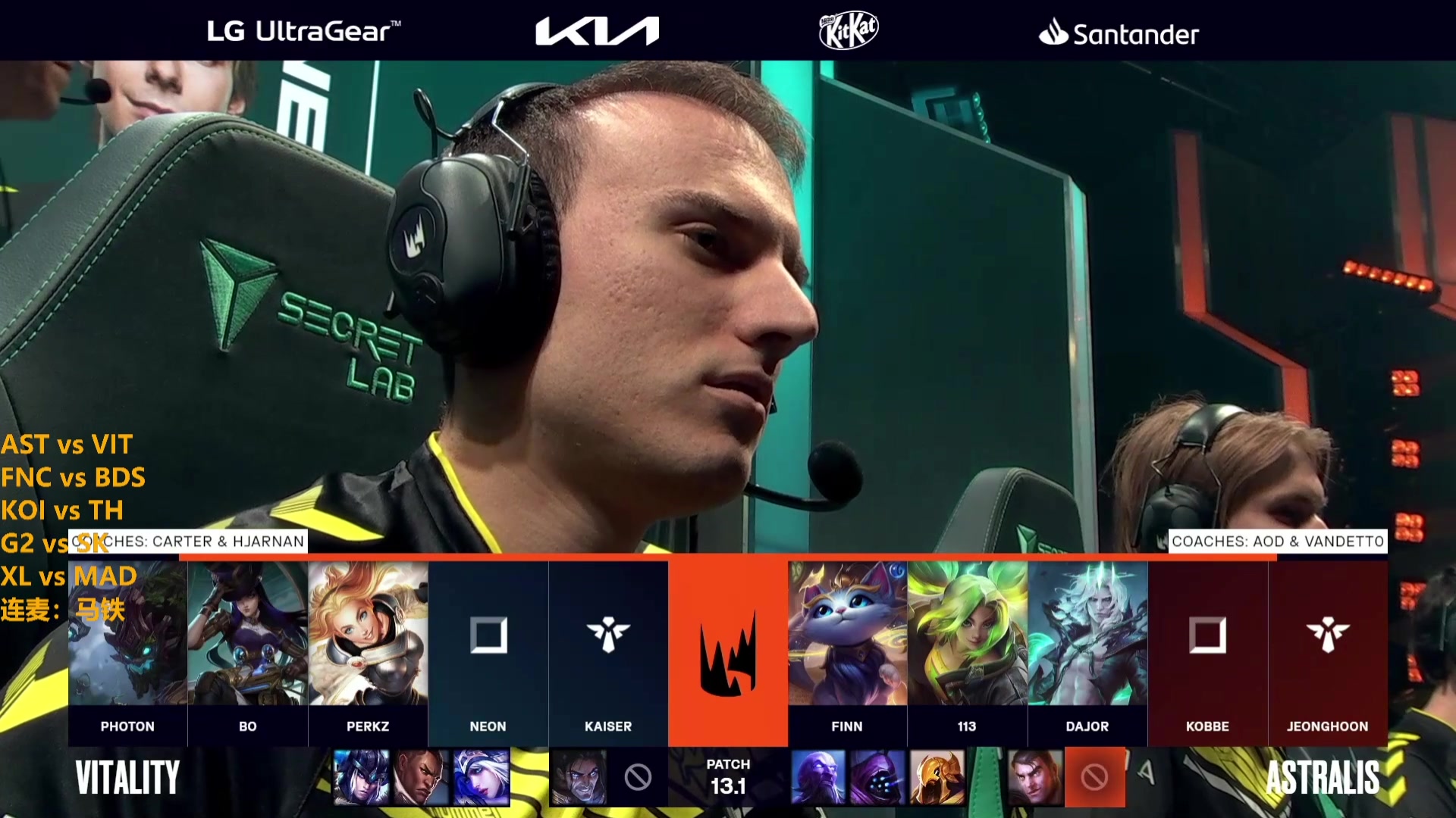 【2023-01-29 00点场】解说雨童：解说雨童：欧洲LEC冬季赛W2D1