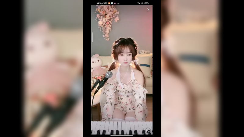 可爱的小姐姐在家直播，舒服啊