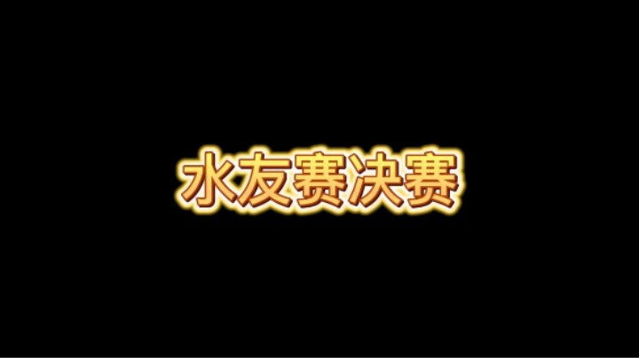 水友赛决赛恭喜帝王夺冠