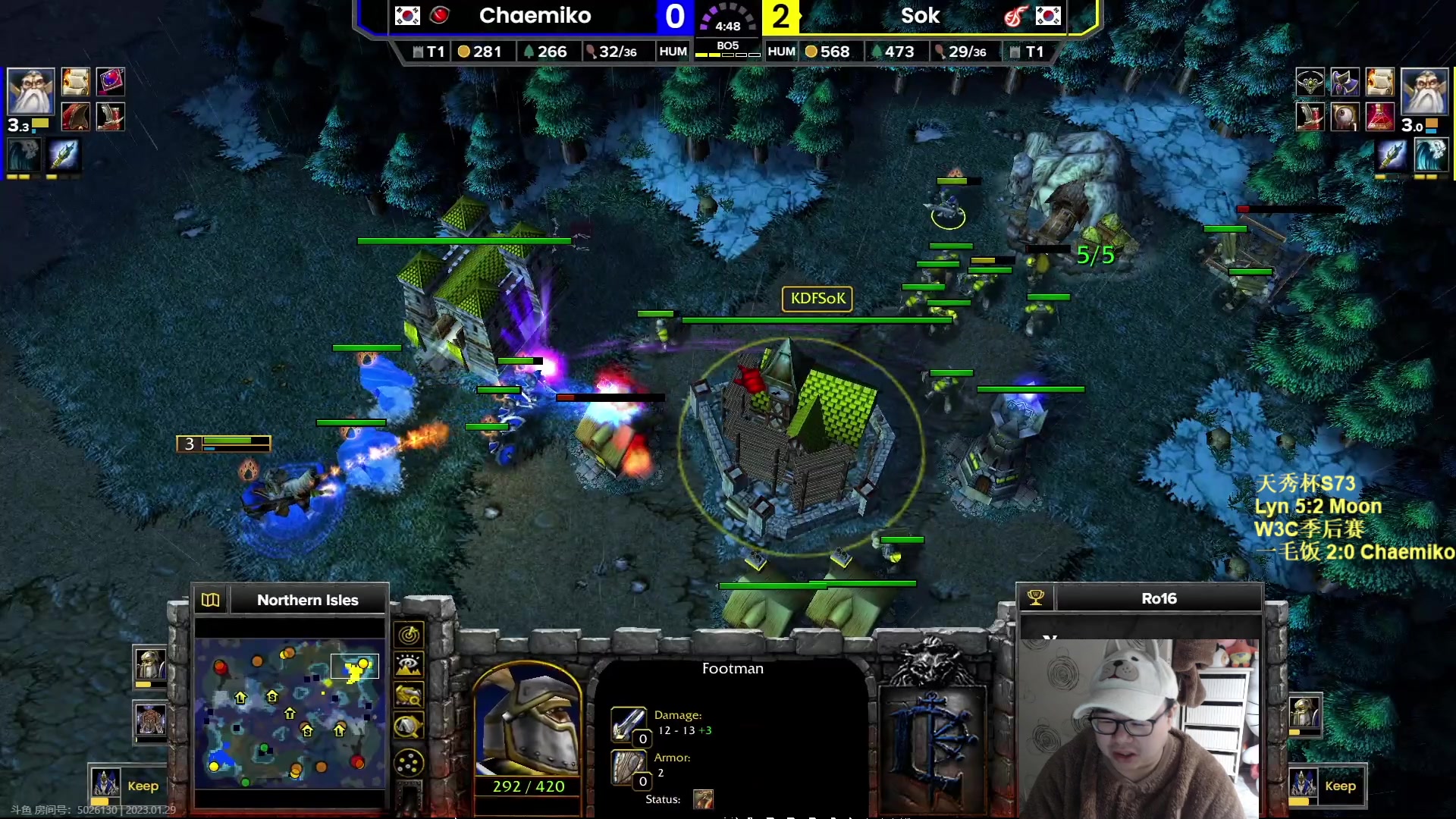 【2023-01-29 22点场】War3TeD：【直播中】7点天秀杯S73，林vs木