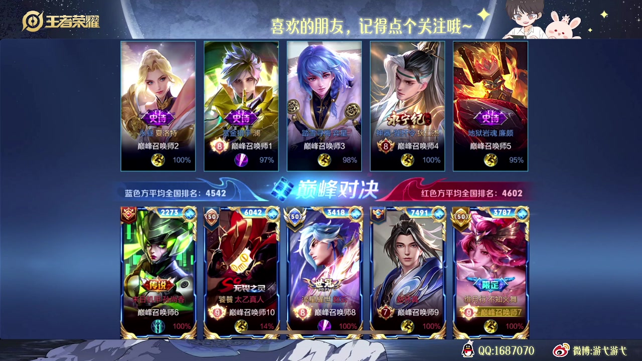 【2023-01-30 17点场】游弋：荣耀局单排101星 随便乱cc
