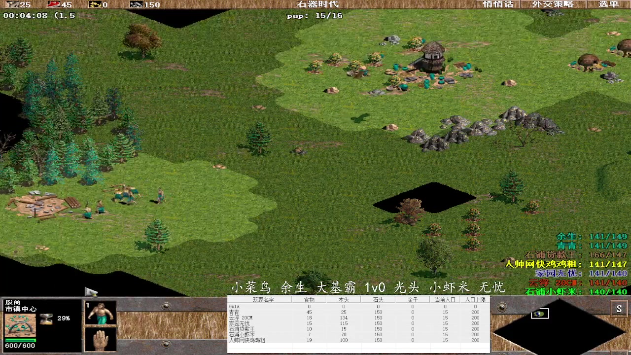 小菜鸟 余生 大基霸 3v1 光头 小虾米 无忧