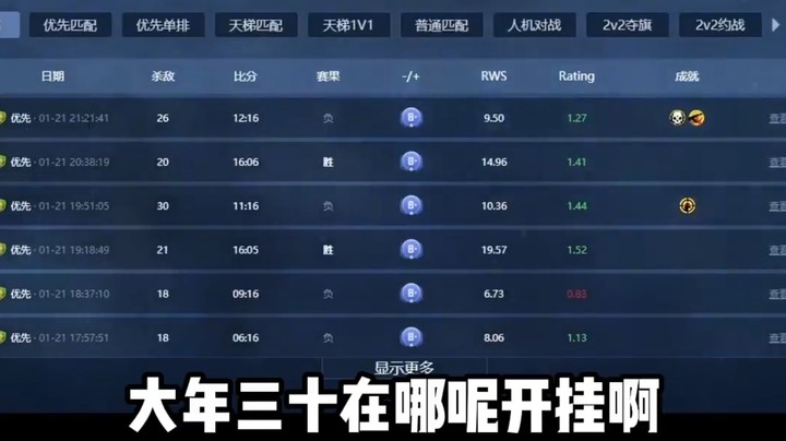 春节还要开挂的吗！？ 开挂还输了