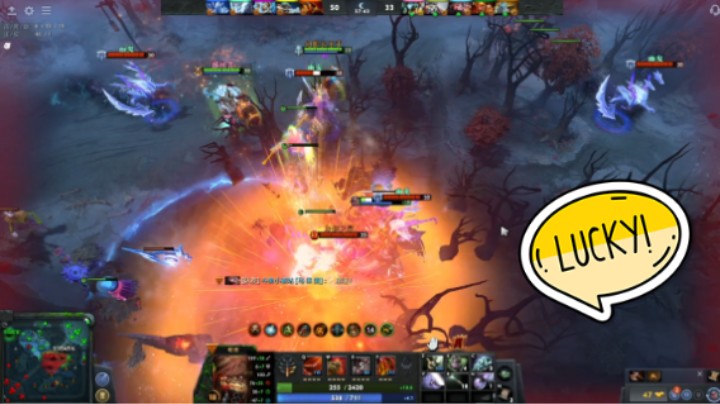 美滋滋DOTA2五号位屠夫帕吉躺赢时刻