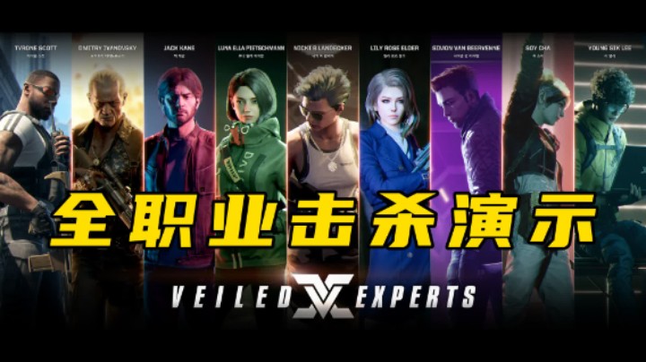【VEILED EXPERTS】全职业击杀演示，总有一个适合你！