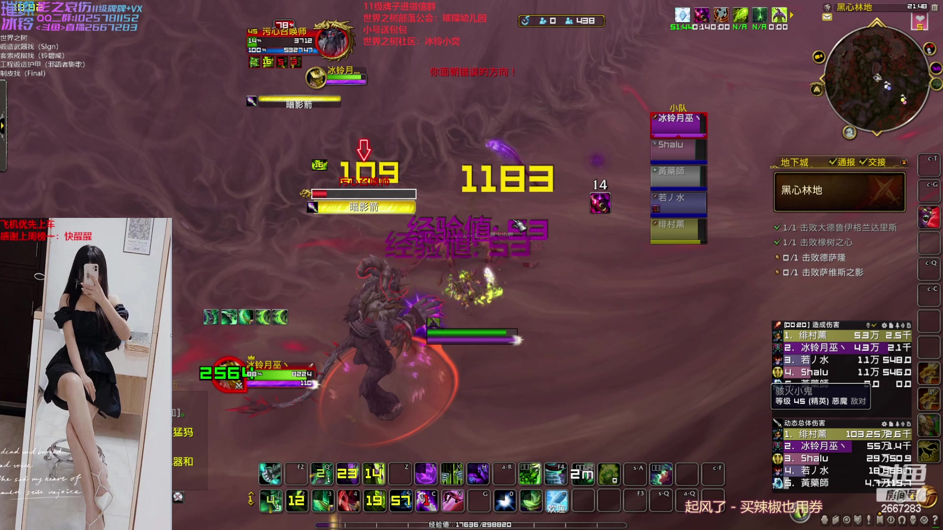 【2023-01-31 21点场】冰铃丶丶：DH练级/亚服世界之树招人