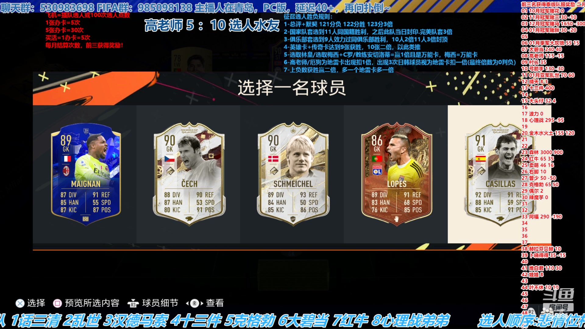 【2023-01-31 16点场】高老师爱足球：FIFA23征召选人,强烈建议不要梭！！
