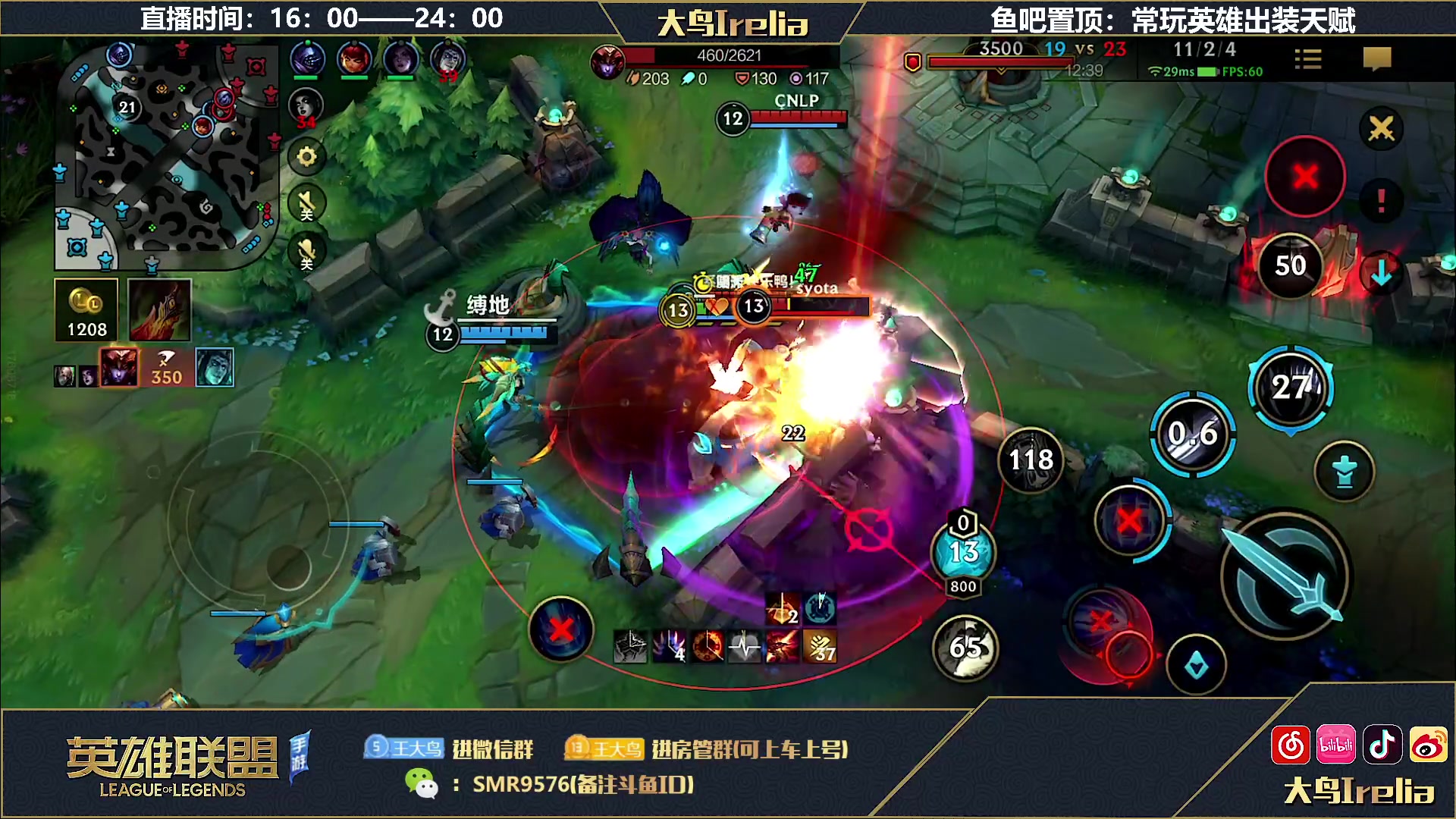 【2023-02-02 16点场】大鸟Irelia：大鸟：刀妹单排1秀9