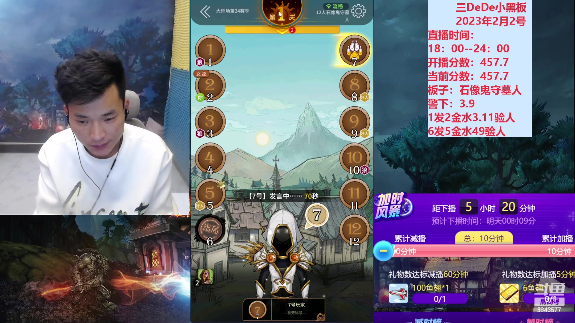 【2023-02-02 18点场】三DeDe：连续直播第六天