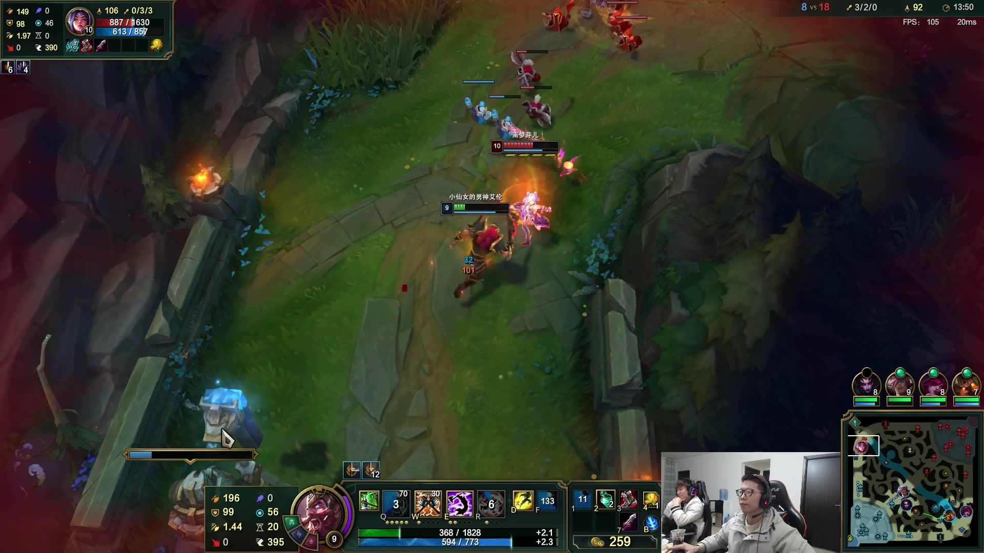 【2023-02-03 21点场】余小C真的很强：余小C：1区大师冲宗师，目标王者！